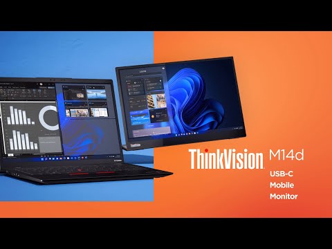 Lenovo ThinkVision M14d - LED Backlight - Portable Monitor