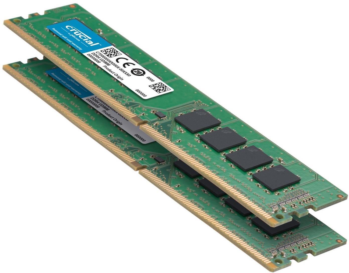 Crucial RAM 16GB Kit (2x8GB) DDR4 3200MHz CL22 (or 2933MHz or 2666MHz) Desktop Memory CT2K8G4DFRA32A