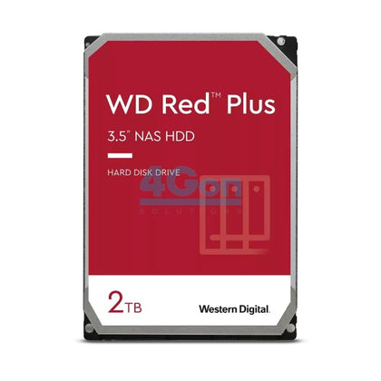 WD RED Plus SATA 2TB NAS HDD 7200RPM 3.5