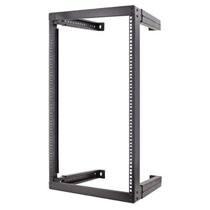 20U Open Wall Mount Frame Rack - Adjustable Depth 18"- 30"