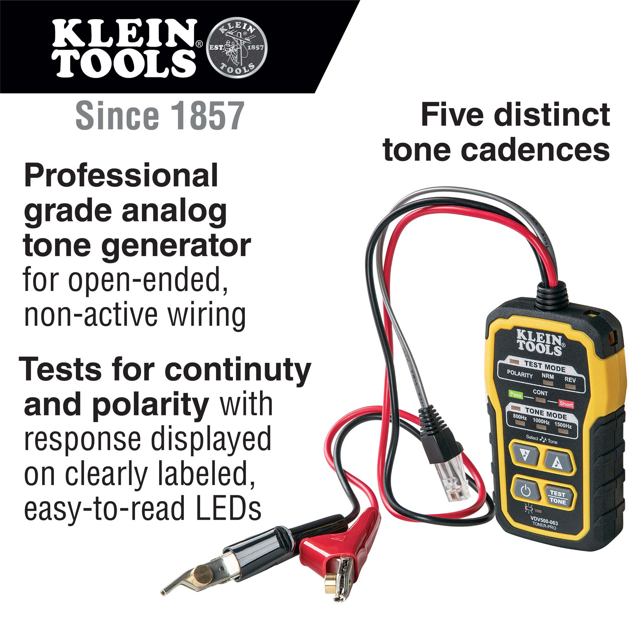 Klein Tools VDV500-820 Cable Tracer with Probe Tone Pro Kit for RJ11 and RJ45 Cables