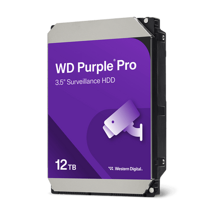 WD Purple Pro 12 TB Hard Drive - 3.5" - WD122PURP