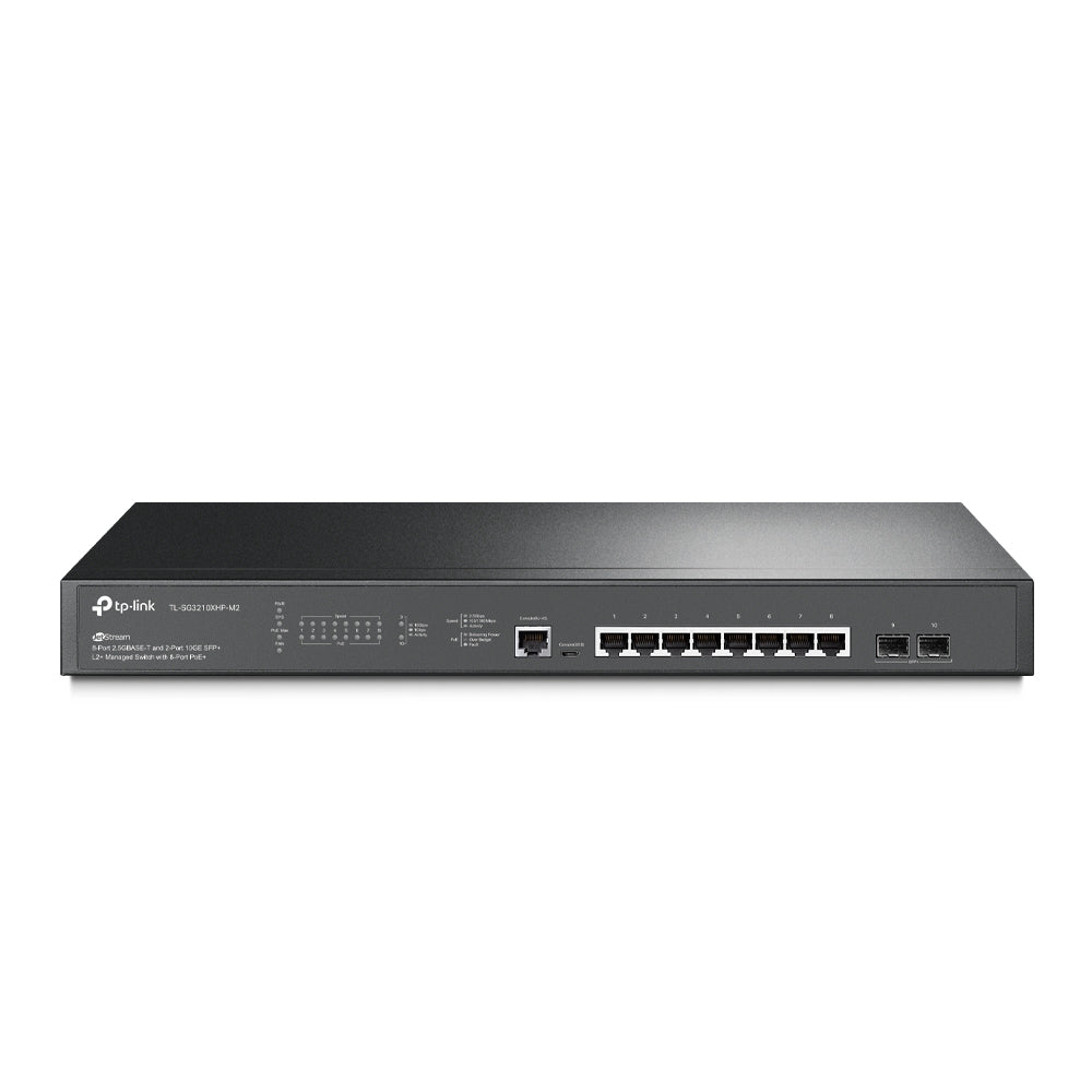 TP-Link JetStream 8-Port 2.5GBASE-T and 2-Port 10GE SFP+ L2+ Managed Switch