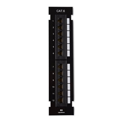 Cable Matters 12-Port CAT6 Vertical Patch Panel with 89D Bracket