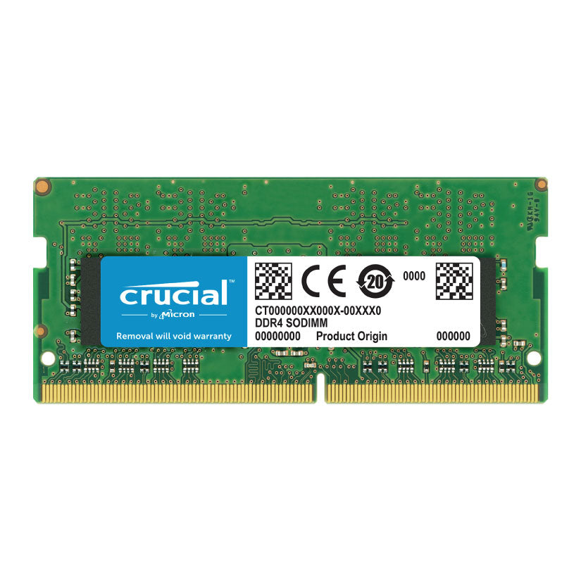 Crucial 8GB Single DDR4 2400 MT/S (PC4-19200) SR x8 Unbuffered SODIMM 260-Pin Memory