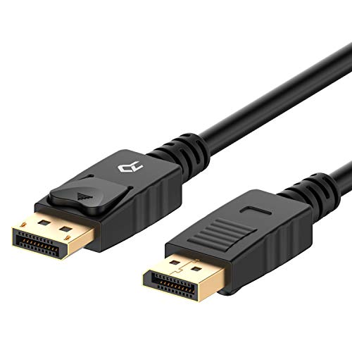 Rankie DisplayPort to DisplayPort Cable, DP to DP, 4K Resolution, 10 Feet, Black
