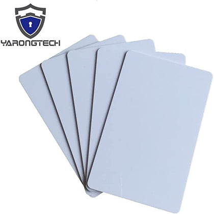 YARONGTECH RFID Smart Cards 13.56MHz ISO 14443A White Door Entry Hotel Key Cards