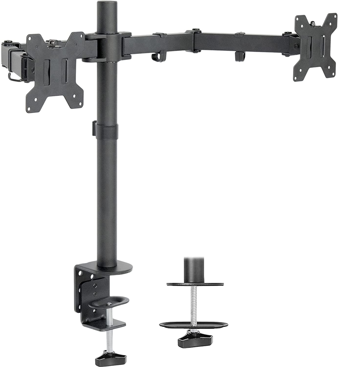 VIVO Dual LCD LED 13 to 27 inch Monitor Desk Mount Stand
