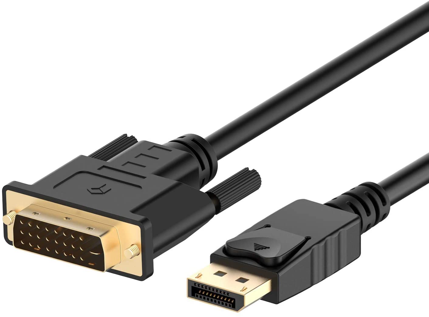 Rankie DisplayPort (DP) to DVI Cable, Gold Plated, 6 Feet