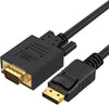 CableCreation 6ft DisplayPort Male to VGA Male Cable Gold Plated
