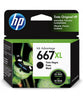 667XL HP High Yield Capacity Ink Cartridge - Black