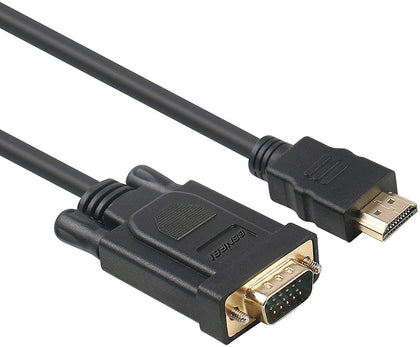 Benfei Gold-Plated HDMI to VGA 6 Feet Cable (Male to Male)