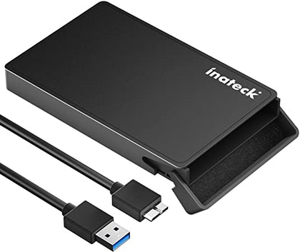 Inateck USB 3.0 HDD SATA External Hard Drive Disk Enclosure for 2.5" HDD and SSD drives.