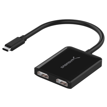 Sabrent USB Type-C Dual HDMI Adapter