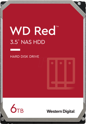 Western Digital 6TB WD Red NAS Internal Hard Drive HDD