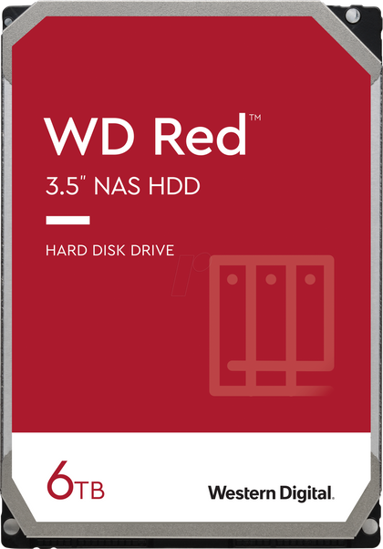 Western Digital 6TB WD Red NAS Internal Hard Drive HDD