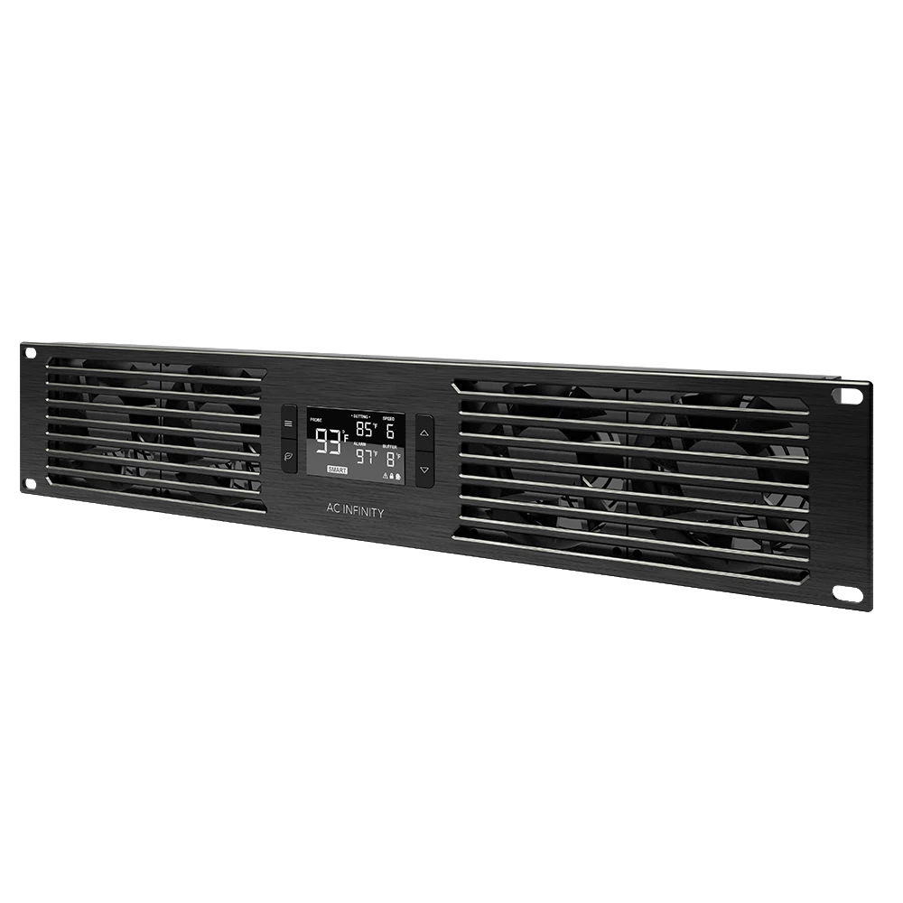 AC Infinity CLOUDPLATE T7, Quiet Rack Mount Fan Panel 2U - 19