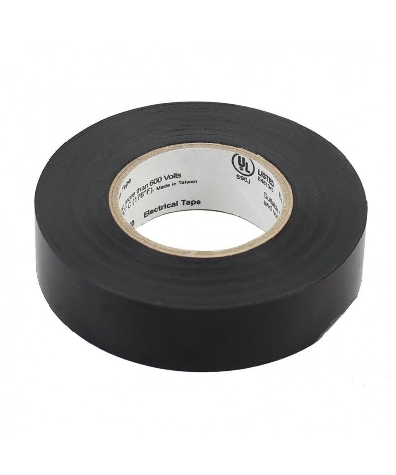 Mighty Gadget Professional Grade Black Electrical PVC Tape