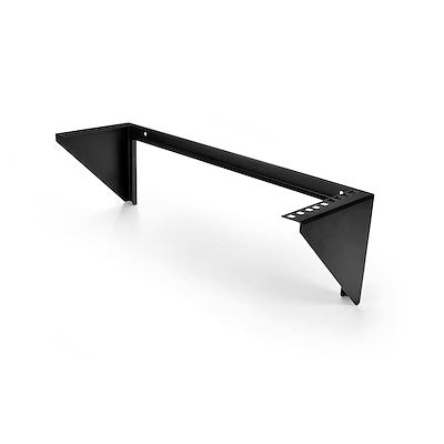 19in Steel Vertical Wall Mount Equipment Rack Bracket - Wall Mount Rack - 3U